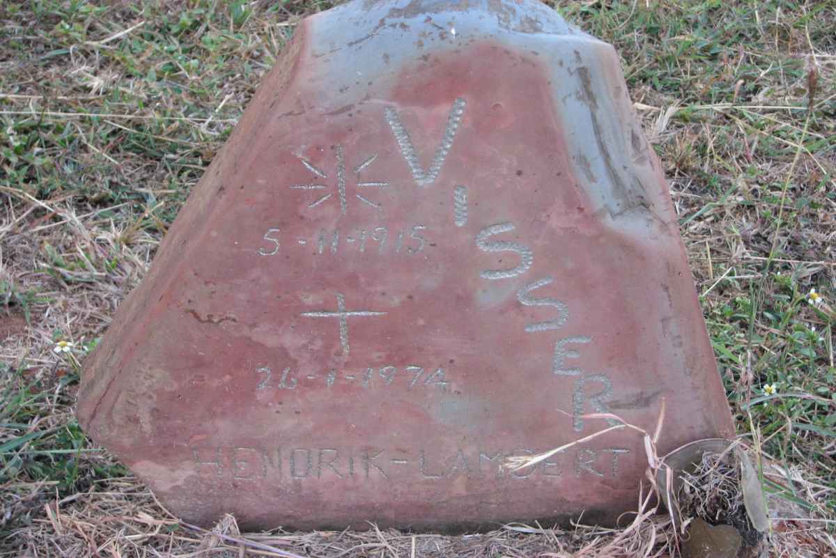 VISSER Hendrik Lambert 1915-1974