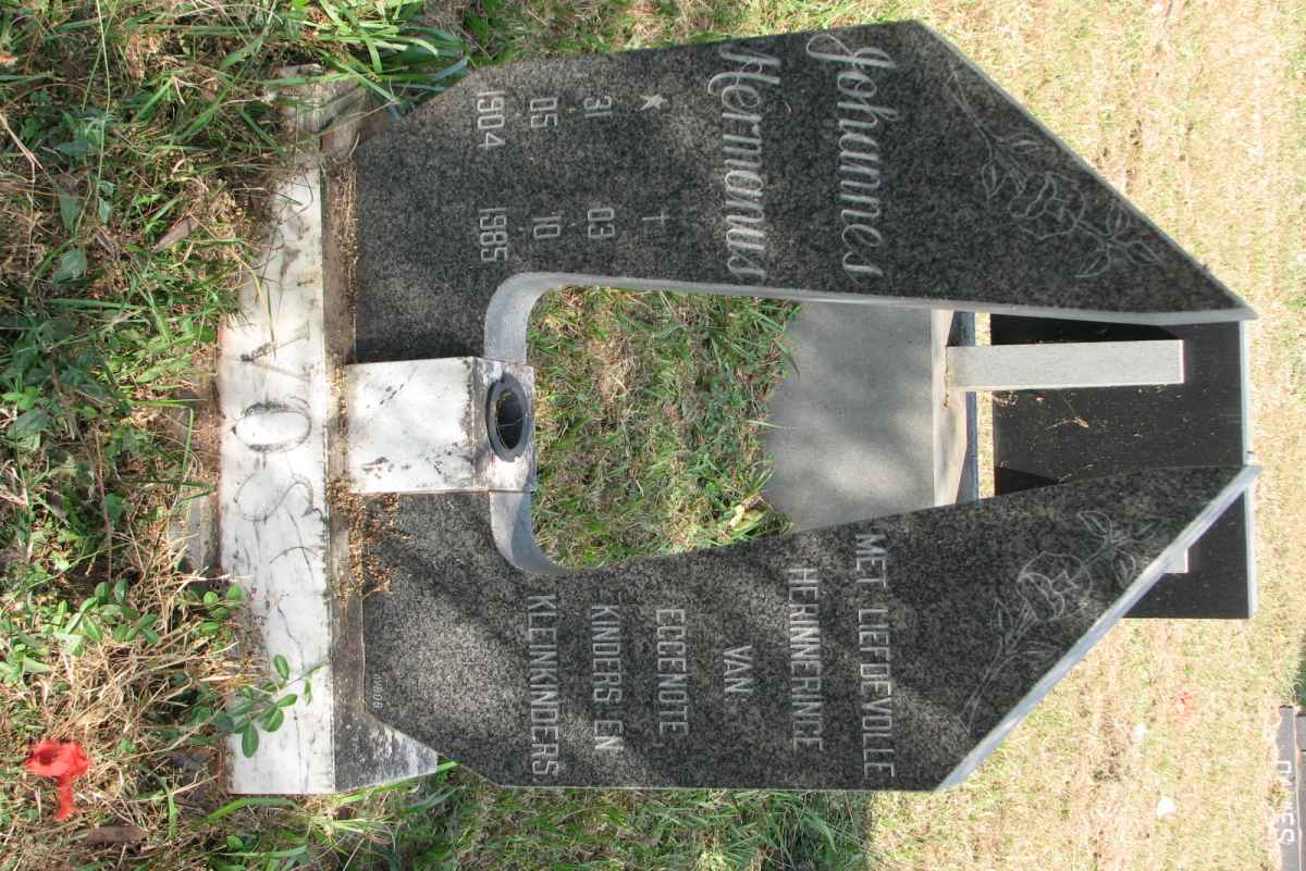 VOS Johannes Hermanus 1904-1985