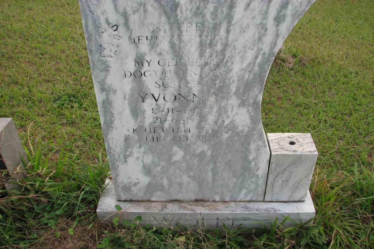 WOLFE Yvonne 1959-1981