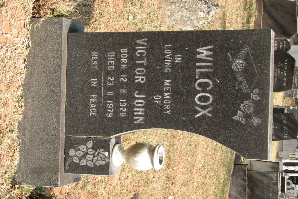 WILCOX Victor John 1929-1979