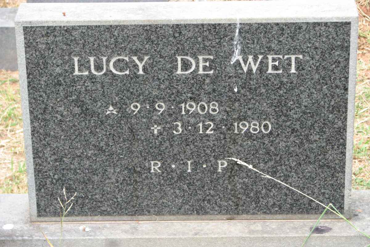 WET Lucy, de 1908-1980