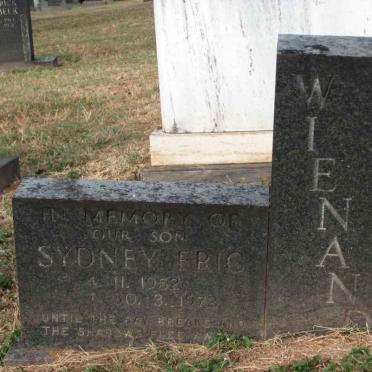 WIENAND Sydney Eric 1952-1972