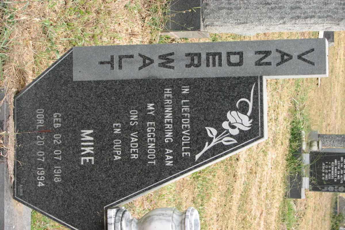 WALT Mike, van der 1918-1994