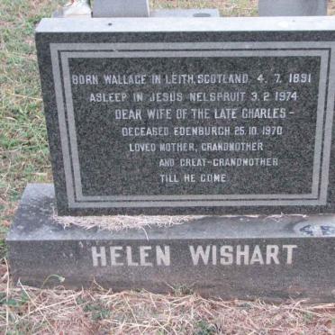 WISHART Helen nee WALLAGE 1891-1974