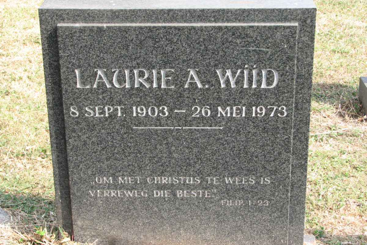 WIID Laurie A. 1903-1973