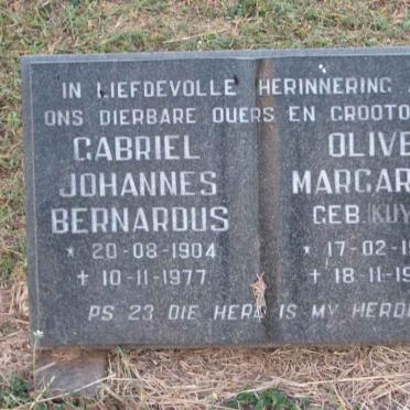 ? Gabriel Johannes Bernardus 1904-1977 &amp; Olive Margaret KUYS 1904-1993