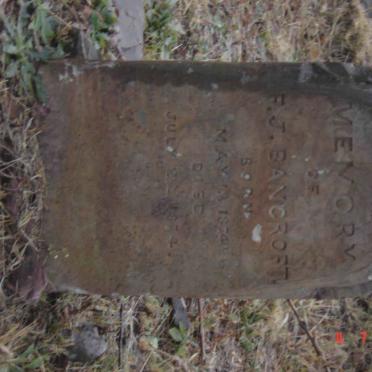 BANCROFT F.J. 1874-1874