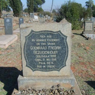 BEZUIDENHOUDT Coenraad Fredrik  1888-1941