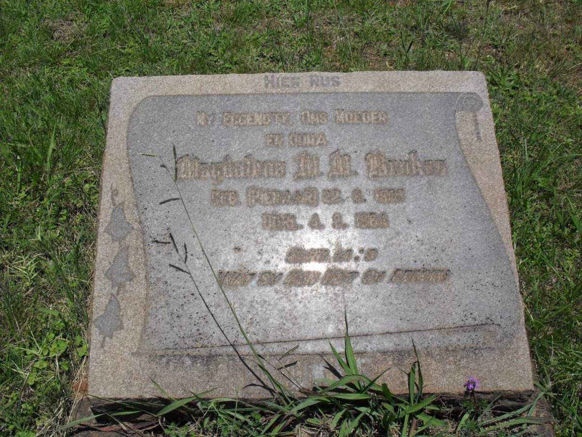 BEUKES  Magdalena M.M. nee PIENAAR ?-1984