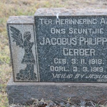 GERBER Jacobus Philippus 1918-1919
