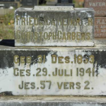 GARBERS Friedrich Heinrich Christoph 1863-1941