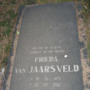 JAARSVELD Frieda, van 1970-2002