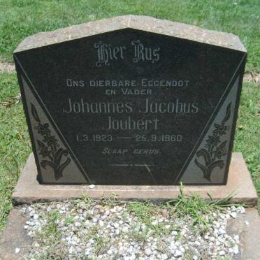 JOUBERT Johannes Jacobus 1923-1960