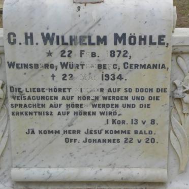 MÖHLE C.H. Wilhelm 1872-1934