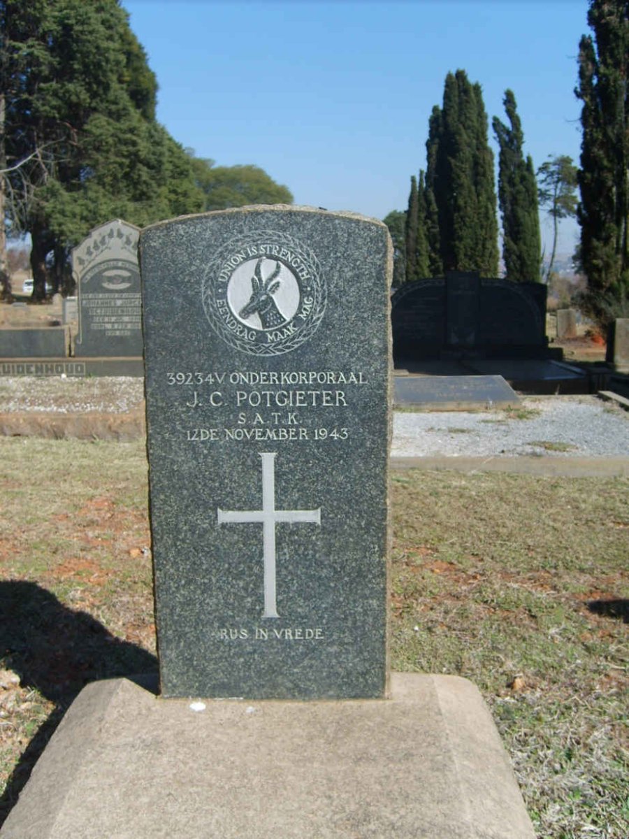 POTGIETER J.C. -1943