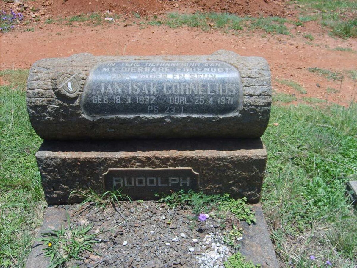 RUDOLPH Jan Isak Cornelius 1932-1971