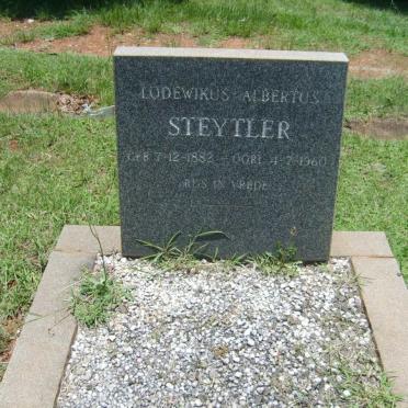 STEYTLER Lodewikus Albertus 1882-1960