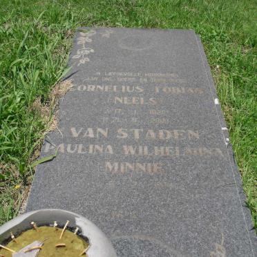 STADEN Cornelius Tobias, van 192?-200? &amp; Paulina Wilhelmina