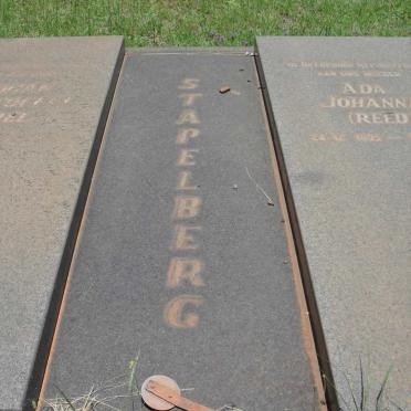 STAPELBERG Johan Christoffel Carel 1893-1964 &amp; Ada Johanna REED 1895-1979