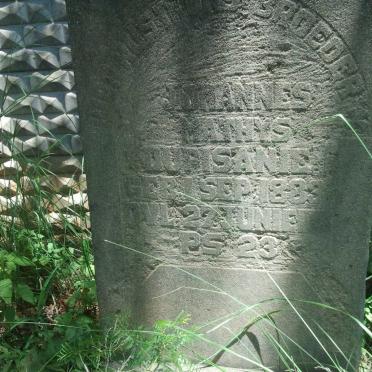 PISANIE Johannes Mathys, du 1883-1947