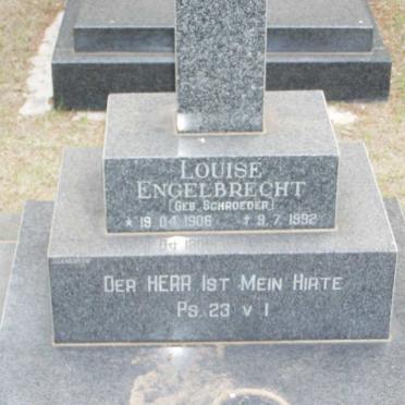 ENGELBRECHT Louise D. nee SCHROEDER 1906-1992