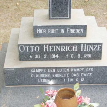 HINZE Otto Heinrich 1914-1991