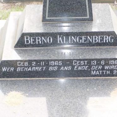 KLINGENBERG Berno 1965-1980