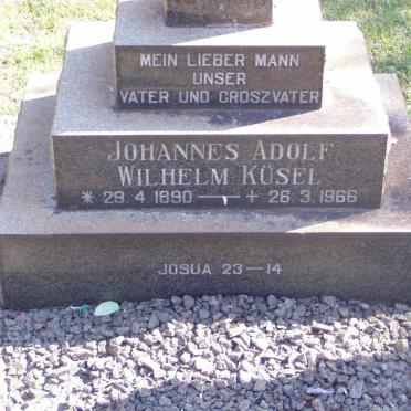 KUSEL Johannes Adolf Wilhelm 1890-1966