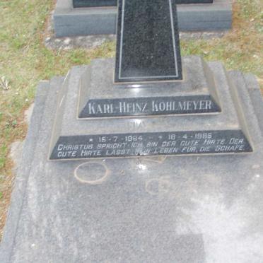 KOHLMEYER Karl-Heinz F. 1964-1985