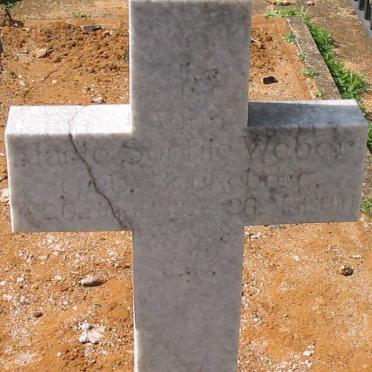 WEBER Marie Sophie nee BACKEBERG 1832-1916