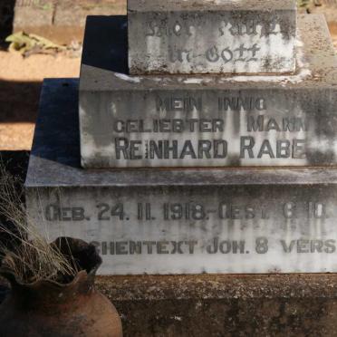 RABE Reinhard 1918-1941