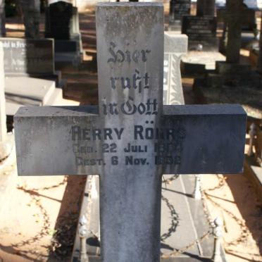 RÖHRS Herry 1894-1932