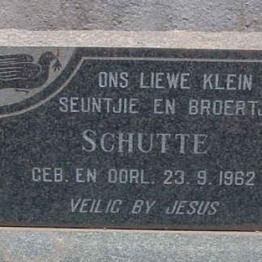 SCHUTTE Baba 1962-1962