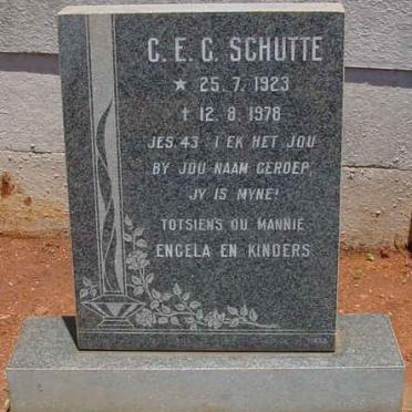 SCHUTTE C.E.G. 1923-1978