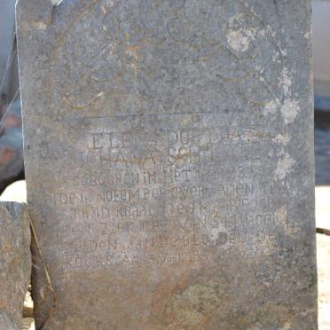 SCHUTTE Elena Dortha Johana 1889-1900