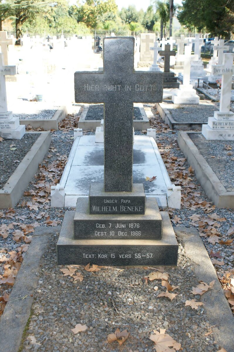 BENEKE Wilhelm 1876-1968