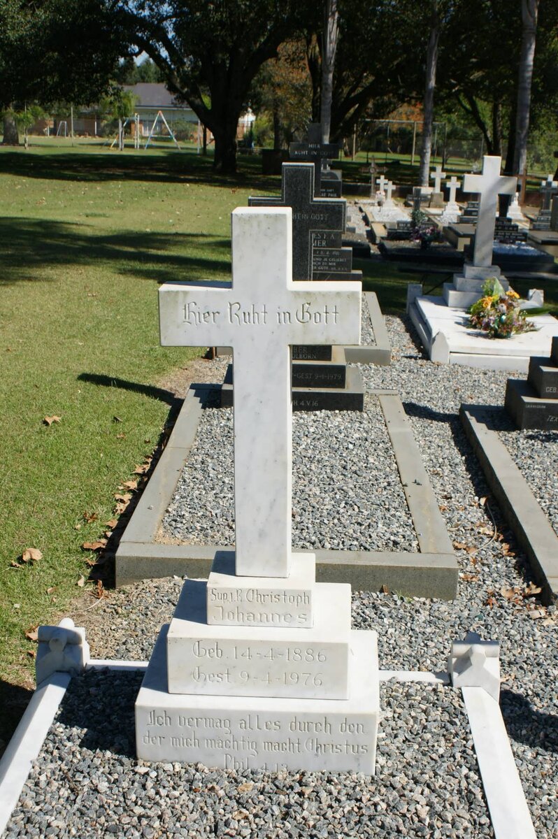 JOHANNES Christoph 1886-1976