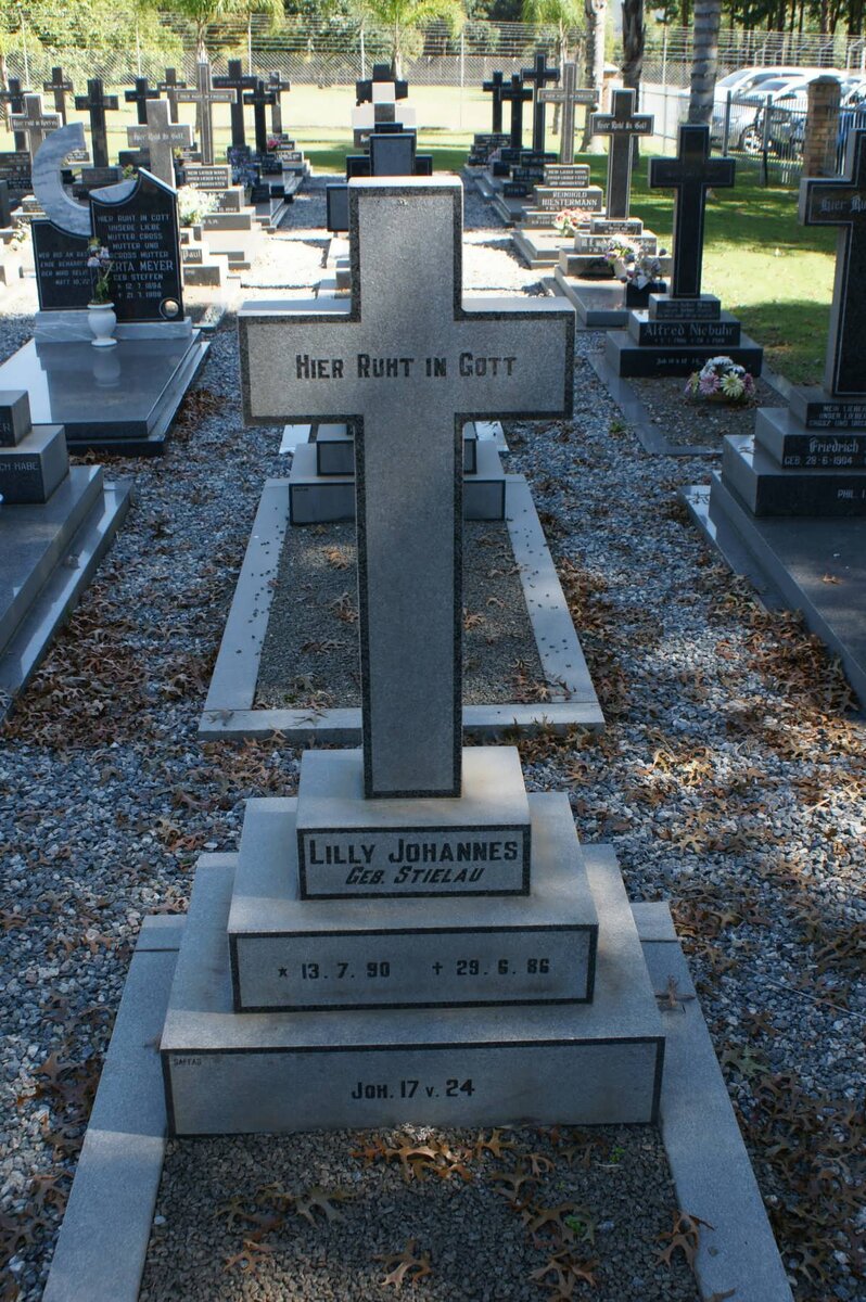 JOHANNES Lilly nee STIELAU 1890-1986