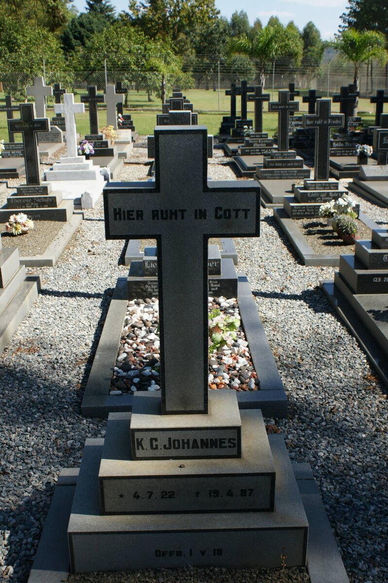 JOHANNES K.C. 1922-1987