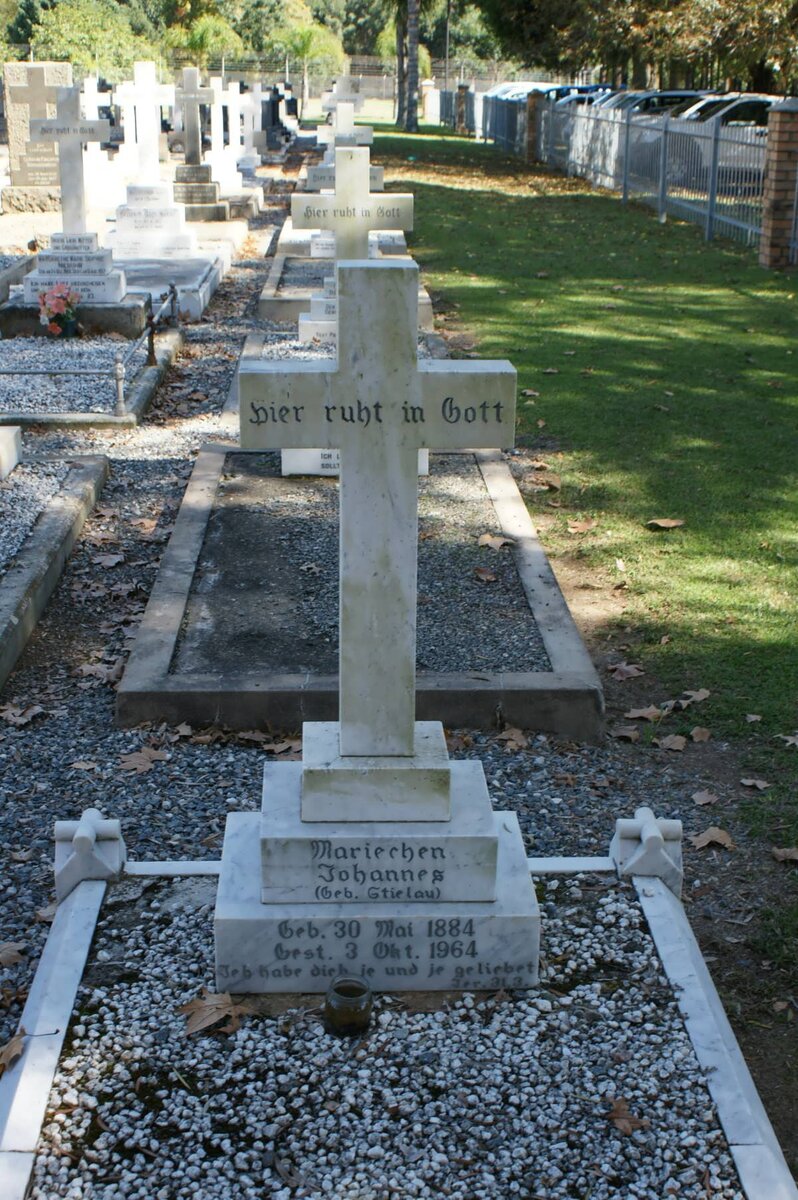 JOHANNES Mariechen nee STIELAU 1884-1964