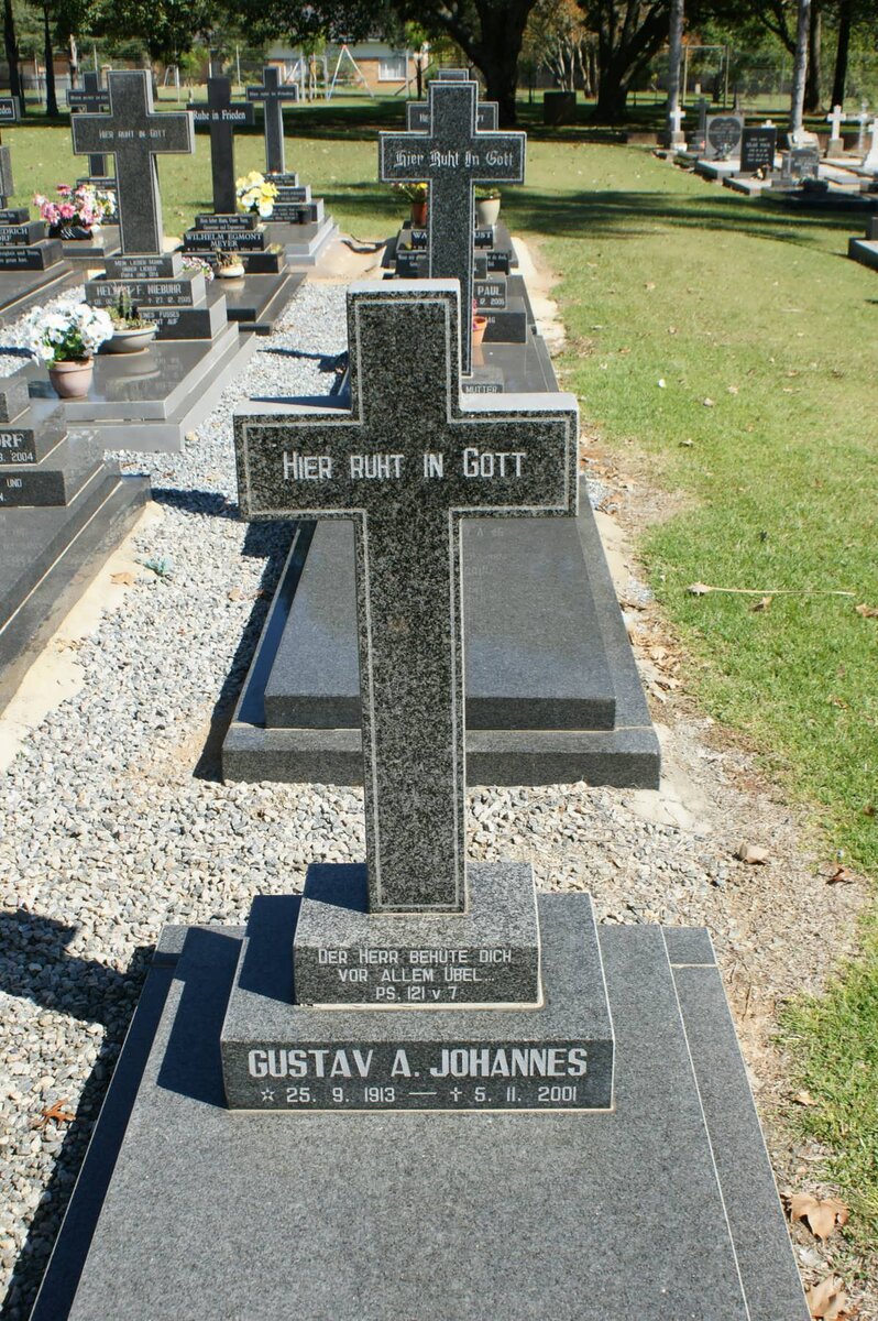 JOHANNES Gustav A. 1913-2001