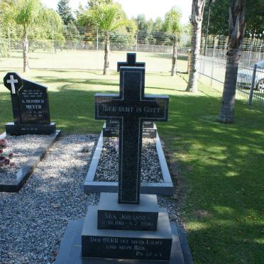 JOHANNES Mia 1911-1996