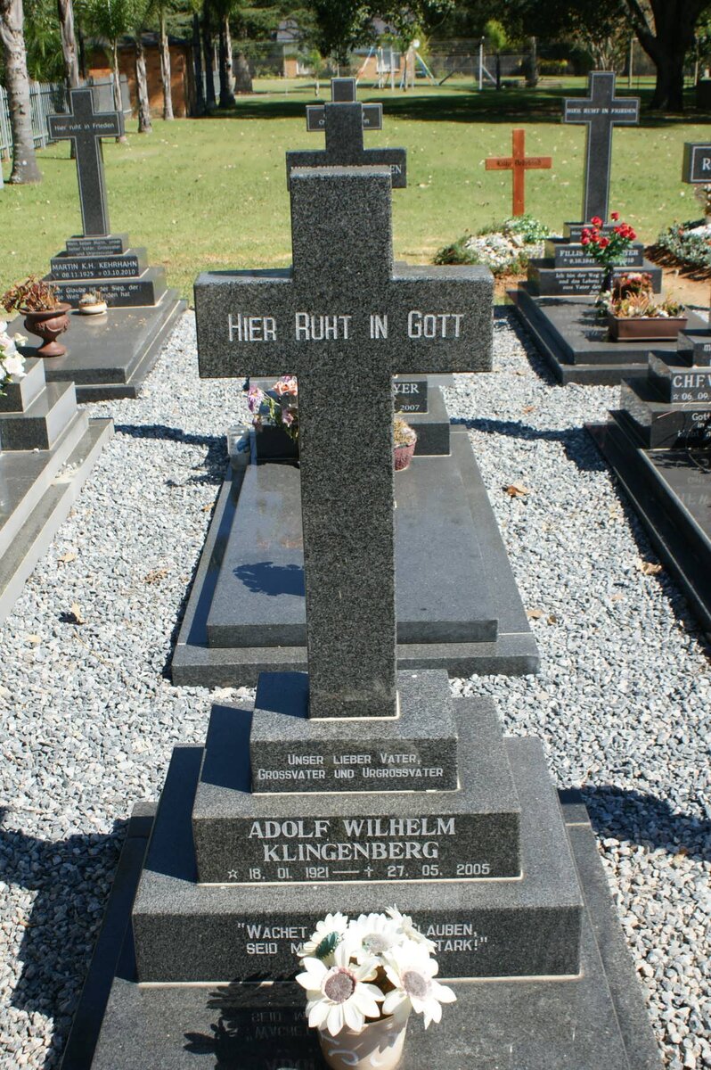 KLINGENBERG Adolf Wilhelm 1921-2005