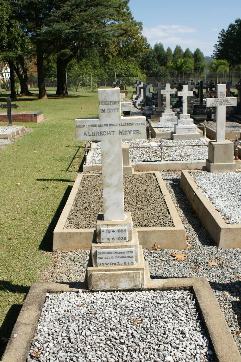 MEYER Albrecht 1885-1938