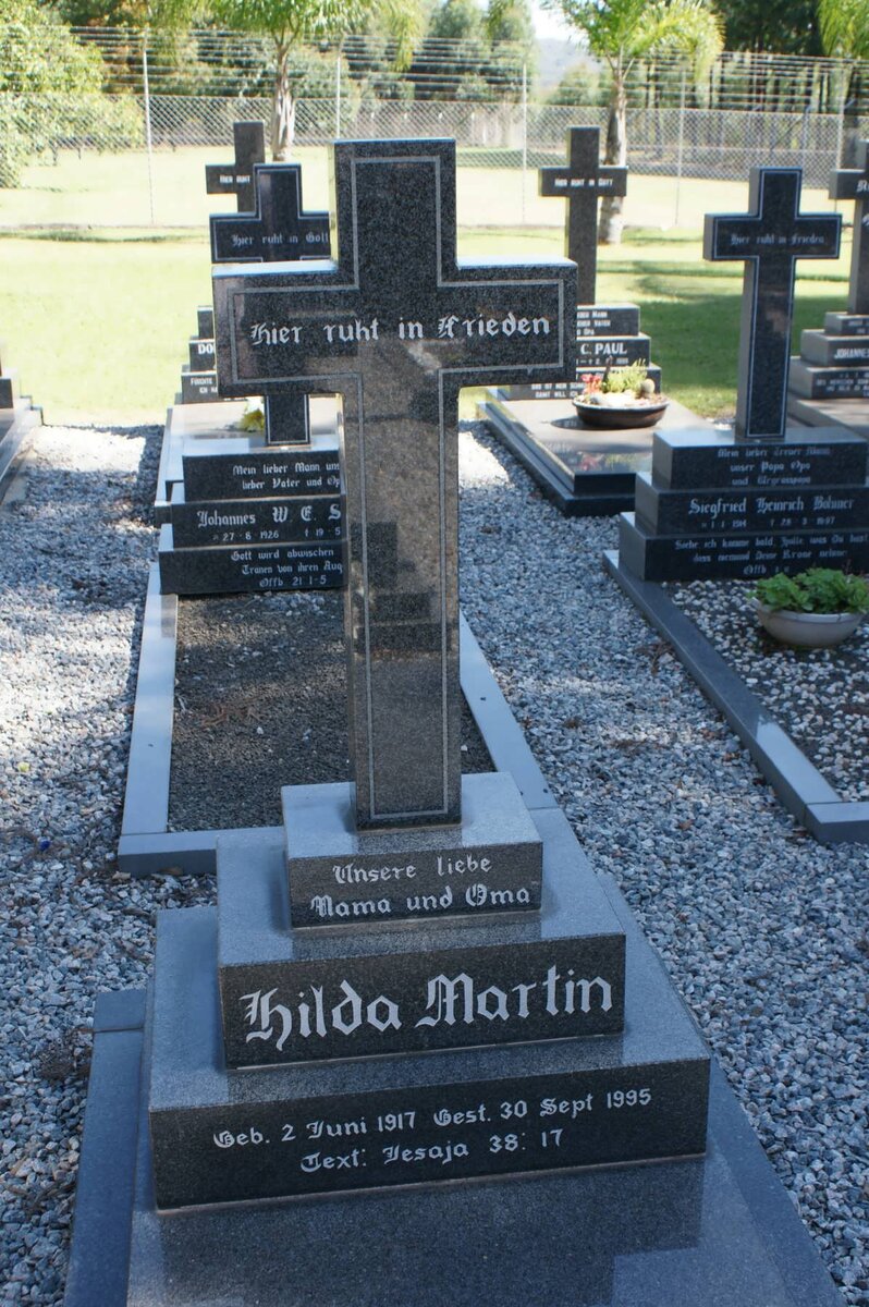 MARTIN Hilda 1917-1995