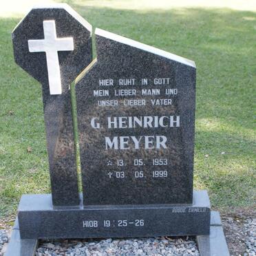 MEYER G. Heinrich 1953-1999