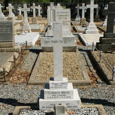 MEYER Elisabeth nee LOMANN 1876-1949