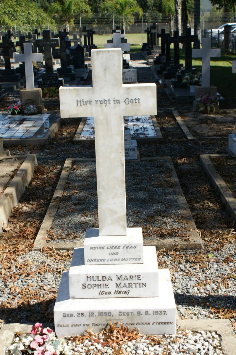 MARTIN Hulda Marie Sophie nee HEIN 1890-1937
