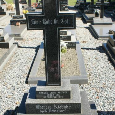 NIEBUHR Therese nee REINSTORF 1906-1989