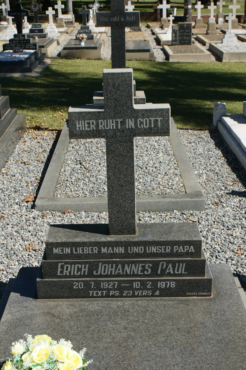 PAUL Erich Johannes 1927-1978